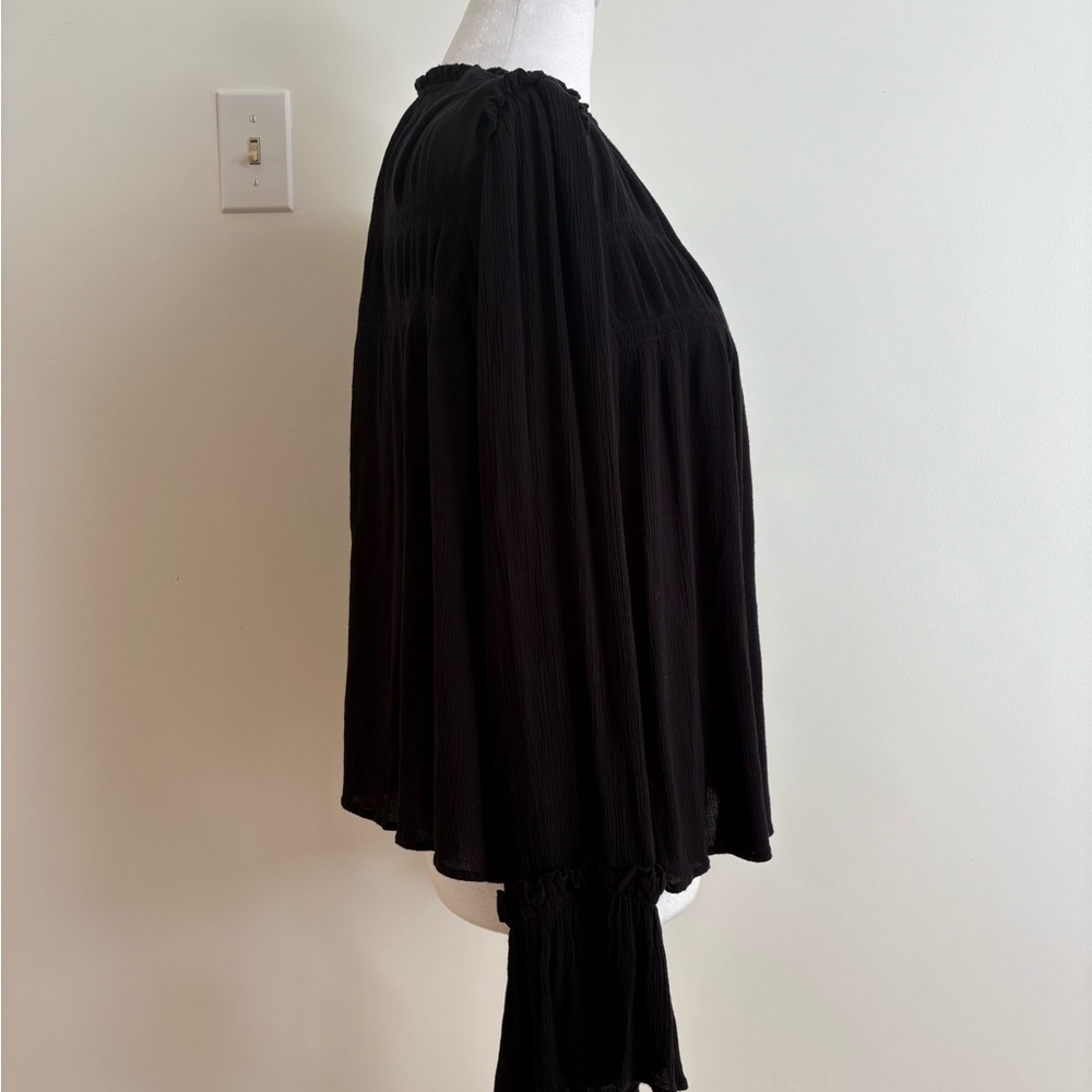 Free People Kelsey Victorian Gothic Blouse Top - Picture 6 of 8